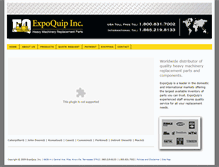 Tablet Screenshot of expoquip.com